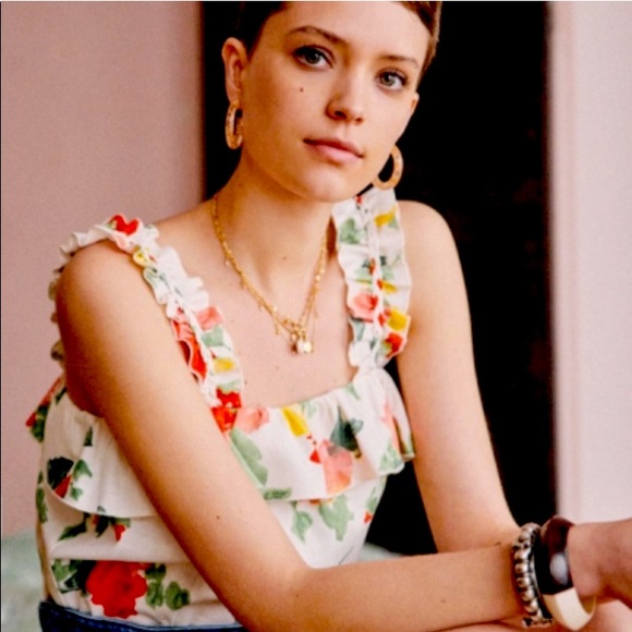 Sezane ruffle top nwt - Picture 1 of 3